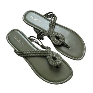 Talbots Olive Braided Women's Sandals
